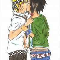 SasuNaru kiss